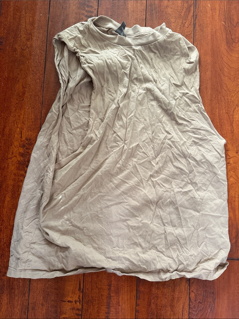 ASOS Sleeveless Tank Top in Light Beige